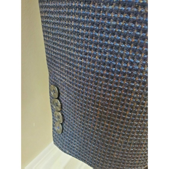 Austin Reed Men's Blue Two Buttons Long Sleeve Single Breasted Blazer Size 40R - Picture 6 of 11